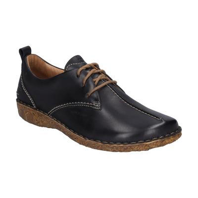 Schnürschuh JOSEF SEIBEL "Rosalie 50, schwarz", Damen, Gr. 41, schwarz, Obermaterial: 100% Rindsleder Leather cow., Schuhe Schnürschuh