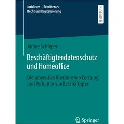 Beschäftigtendatenschutz und Homeoffice, Fachbücher von Janine Schleper