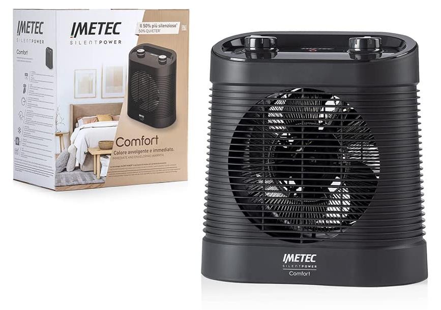 Imetec Silent Power Comfort elektrische ruimteverwarmer zwart
