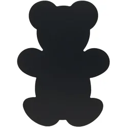 Securit® Wandtafeltafel – Bär Silhouette – Kreidestift und Klett-Kit zur Wandbefestigung inklusive
