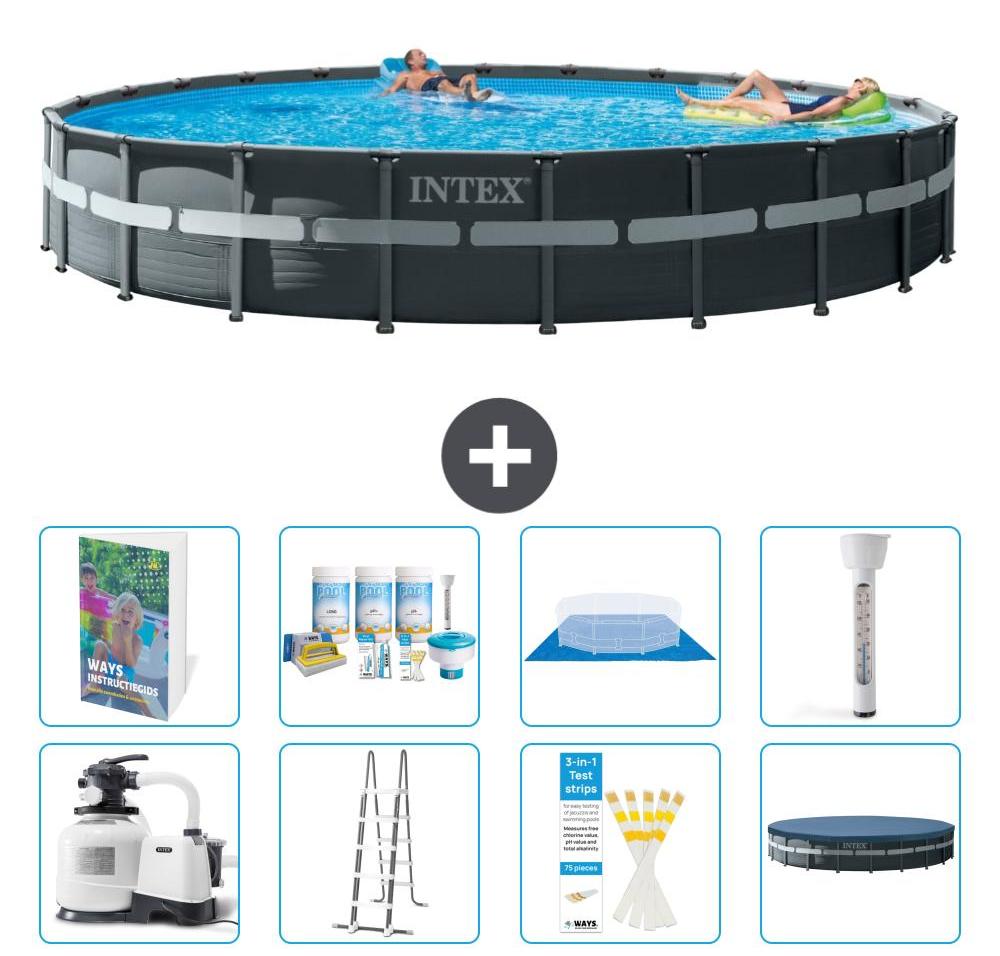 Ultra XTR Pool Rund - 732x132 cm - 7-teilig S574