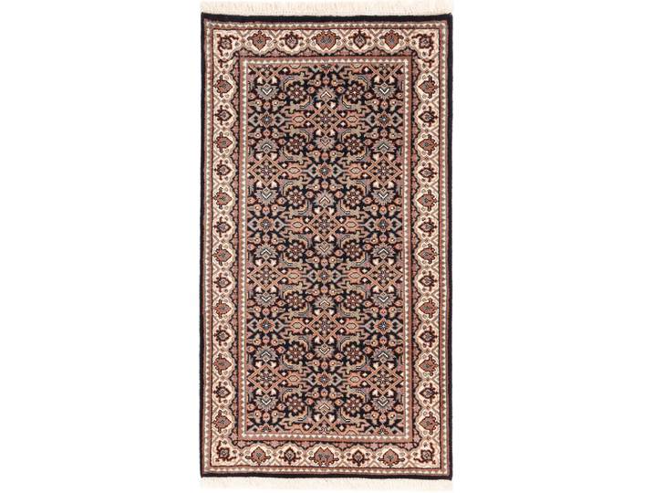 Indo Herati Teppich 74x138 Handgeknüpft Orientteppich Wolle