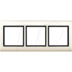 EL ME 400344 - Aquadesign, Rahmen, 3-fach, weiß