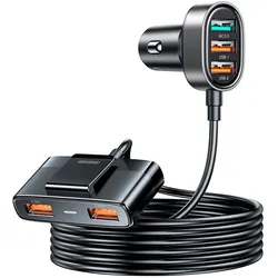Joyroom Autoladegerät – für Smartphones und andere Geräte, Kfz-Ladegerät, 5x USB-A Anschlüsse