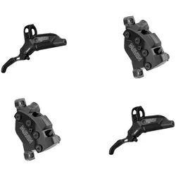 SRAM Scheibenbremse Maven Silver Stealth B1 | schwarz eloxiert Set | V