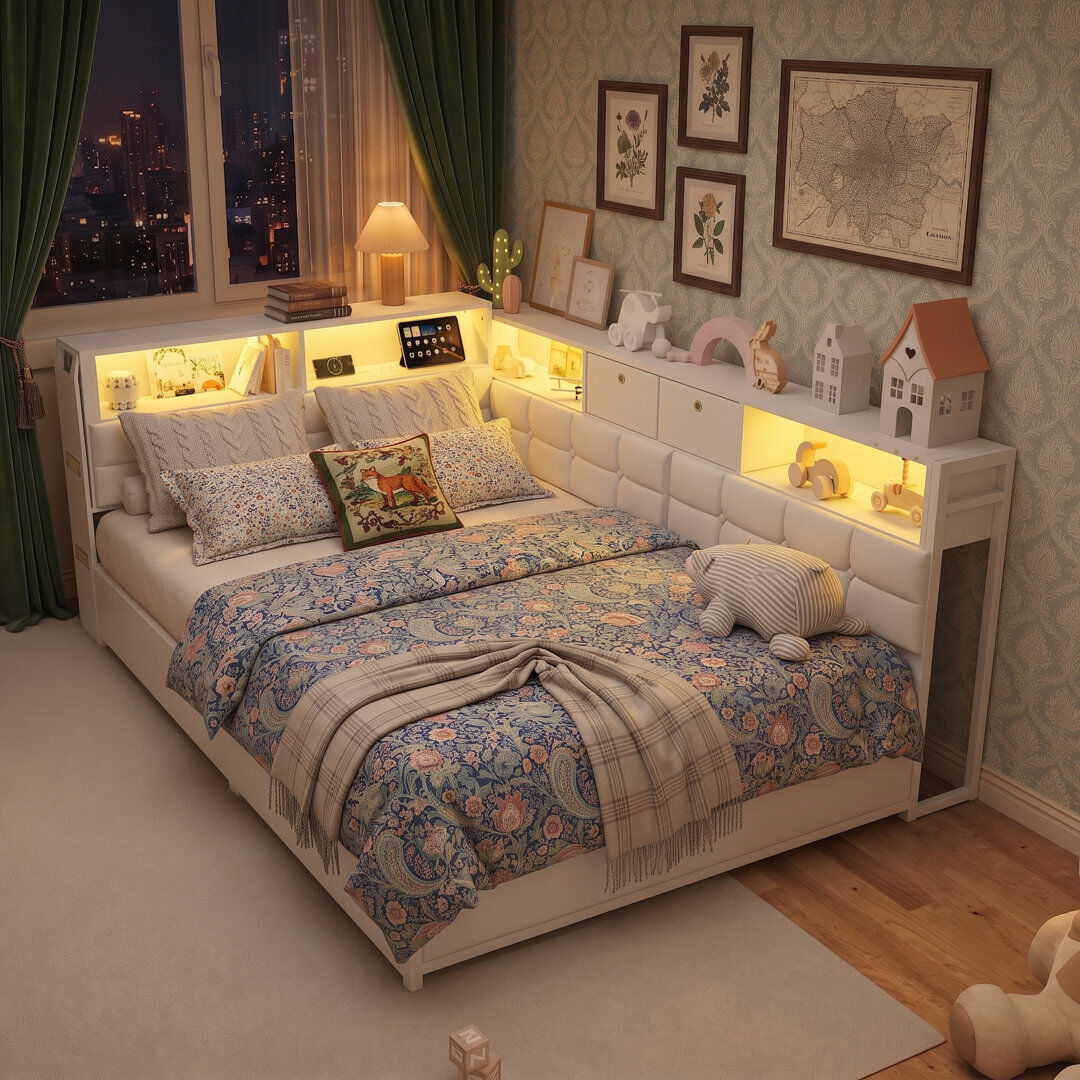 MIOOSUT Daybed 0922 Solid Wood Daybed White 140*200cm