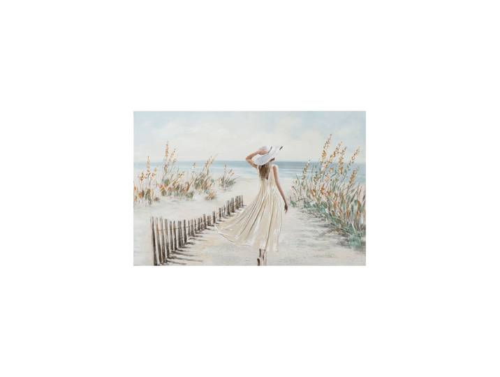Handgemaltes Bild „Schönheit am Meer“ 80 x 120 cm Multicolor Crea Collection