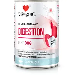 Disugual Karma Nassfutter für Hunde, Veterinärfutter DIGETION Sola (für ausgewachsene Hunde) 400g