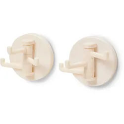 Tchibo - 2 Dreifach-Haken - beige