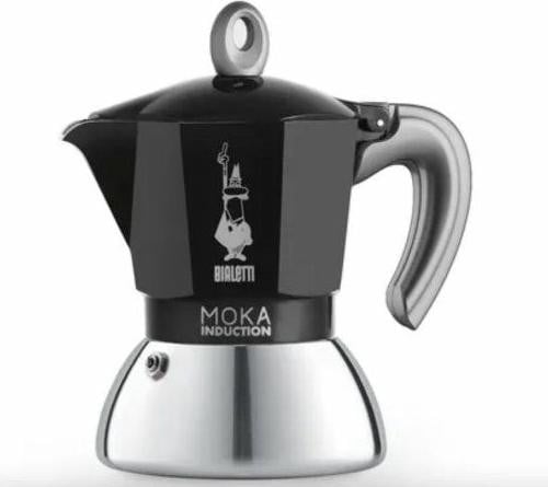 Bialetti New Moka espressokoker, 2 kopjes, zwart