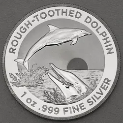 Silbermünze 1oz "Rough-Toothed Dolphin" 2023 (RAM) 19% (Australien)
