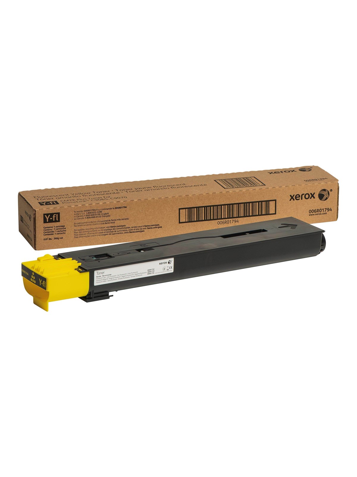 Xerox - fluorescent yellow - original - toner cartridge
