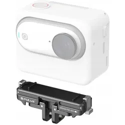 Puluz Adapter Uchwyt Mocowanie Na 1/4"" System Gopro Do Insta360 Go3 / Go3s / Go 3 / 3s / Pu973b, Action Cam Zubehör, Schwarz