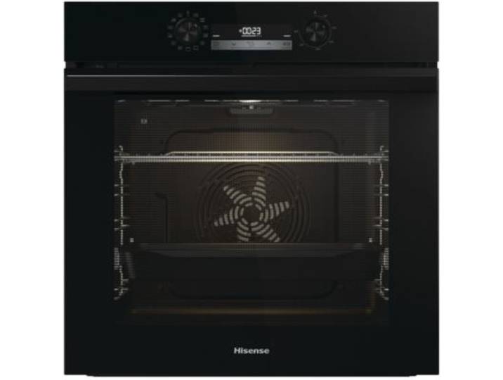 Hisense - Four Encastrable Bi64213sepbg - Pyrolyse - Chaleur Pulsée - Porte Froide - Rails Télescopiques