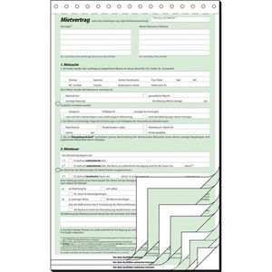Sigel MV 480 A4 Mietvertrag für Wohnungen