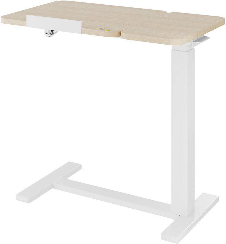 Brayden Studio Steel Standing Desk Natural wood color/Brown 15cm H X 54cm W X 75.5cm D