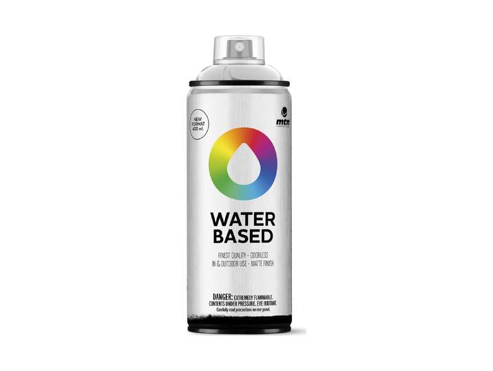 MTN Sprühlack satin silber wasserba. 400 ml