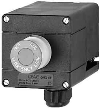 Ceag Sicherheitst. Bouton-poussoir à frappe M25 GHG 411 8100 R0002 (GHG4118100R0002)