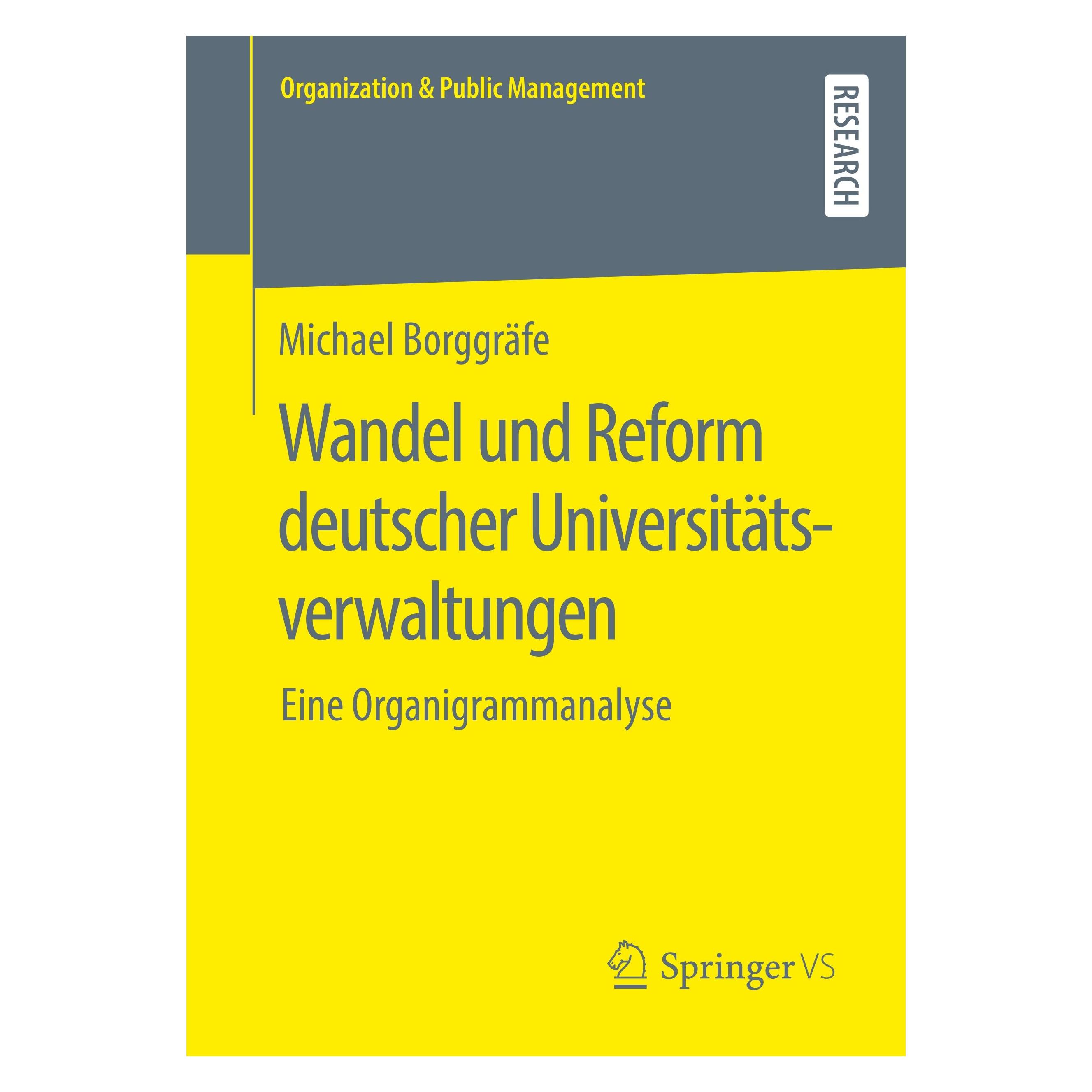 Springer Wandel und Reform deutscher Universitätsverwaltungen (Deutsch, Softcover, Michael Borggräfe) (25453632)