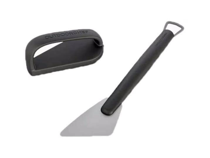 OUTDOORCHEF Trichter Cleaning Set Zubehör Grillreinigung – Grillbürste/Grillreiniger – grau