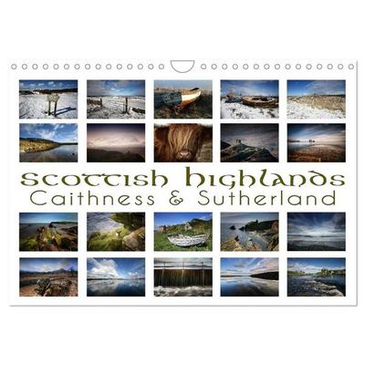 Scottish Highlands - Caithness & Sutherland / UK-Version (Wall Calendar 2027 DIN A4 landscape), CALVENDO 12 Month Wall Calendar