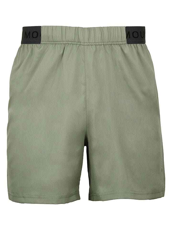 Peak Mountain Trailrunning-Shorts "Cran" in Khaki - XXL