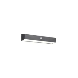 LED Wandleuchte Wandlampe Flurleuchte schwarz Sensor H 30,5 cm