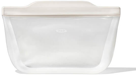 OXO Good Grips Silicone 946ml Oat Stand-Up Quart Reusable Bag