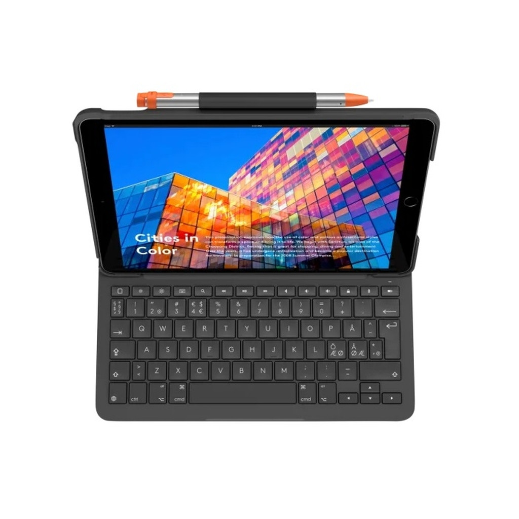 Logitech Slim Folio QWERTY-toetsenbord voor Apple iPad Air (3e generatie)