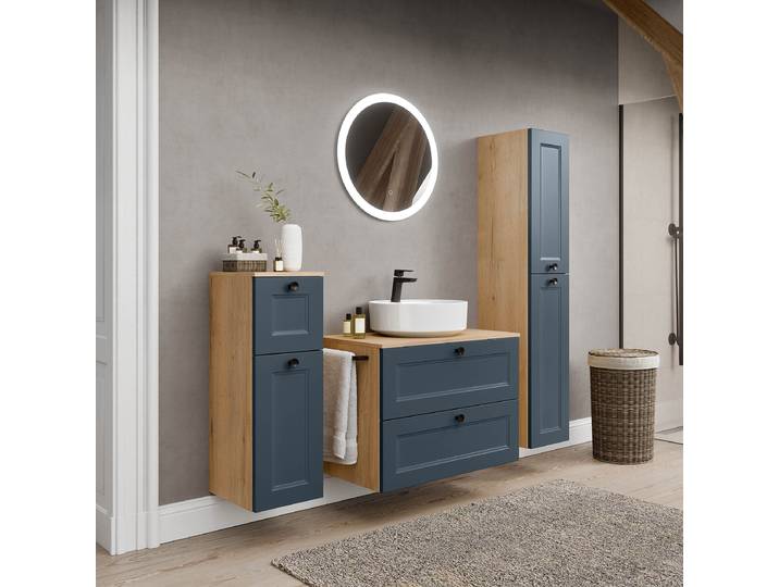 Badset Cascada 4-teilig Kombi E 140cm Blau/Dunkelblau