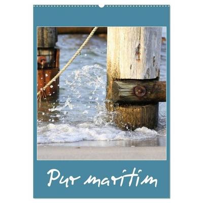 Pur maritim (Wandkalender 2027 DIN A2 hoch), CALVENDO Monatskalender