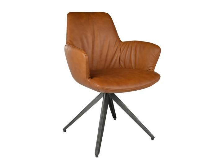 Esszimmerstuhl MAPLE Bold Cognacbraun