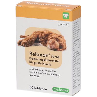 CP Relaxan forte Erg.Futterm.Tabl.f.große Hunde 30 St Tabletten