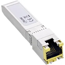 InLine SFP Modul 1000Base-T mit RJ-45 Buchse, Transceiver, Silber
