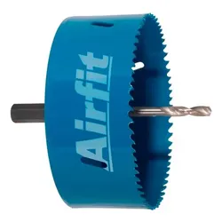 airfit Kreisschneider 110mm,HSS Bimetallmit Aufnahme, für Kunststoff u. Metall