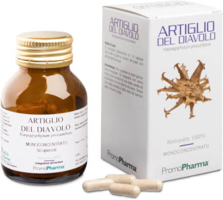 PROMOPHARMA SpA Artiglio Del Diavolo - 50 Capsule per Benessere Articolare e Muscolare