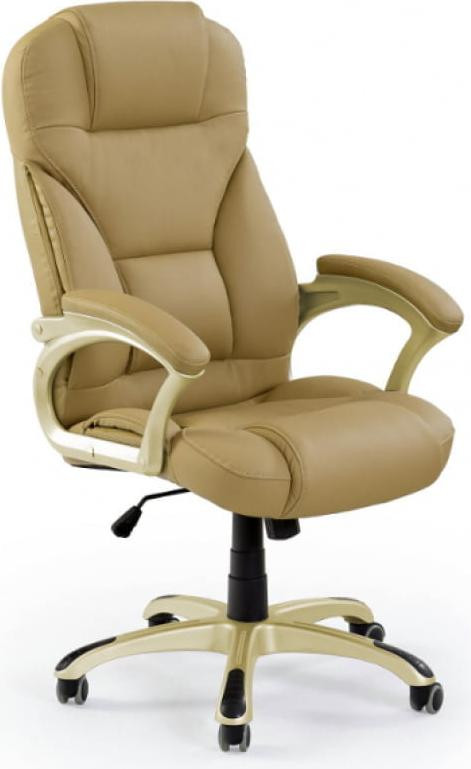 Halmar DESMOND bureaustof met armleuningen, beige
