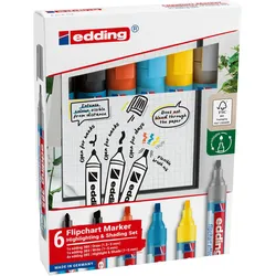 edding 385/380/383 Flipchart-Marker 1.0 - 5.0 mm farbsortiert