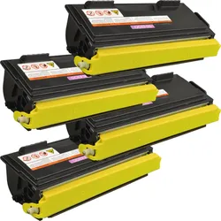 4 Kompatible Toner ersetzt Brother TN-6300 Multipack schwarz