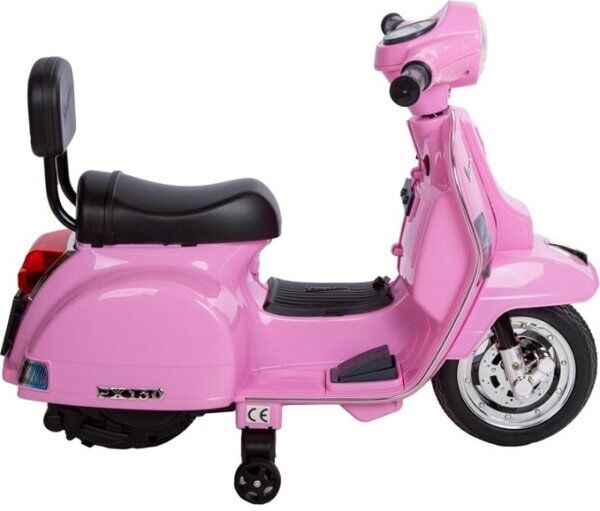 Elbil Vespa Px150 Scooter Til Børn, 6v