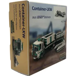 LEGO LKW mit Container & Anhaenger – 7,5 Tonner Baustellenfahrzeug fuer City, Transport & Baustelle