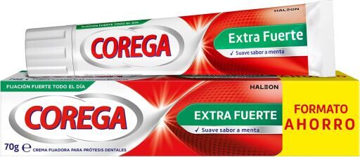 Corega Crema Fijadora Para Prótesis Dentales Extra 70 gr