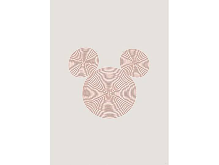 Komar Wandbild - Pink Curls - Größe: 50 x 70 cm - Poster, Kunstdruck, Dekoration, Wohnzimmer, Schlafzimmer, Disney