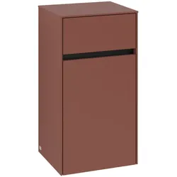 Villeroy und Boch Collaro Seitenschrank C03200AH 40,4x74,8x34,9cm, Anschlag links, wine red
