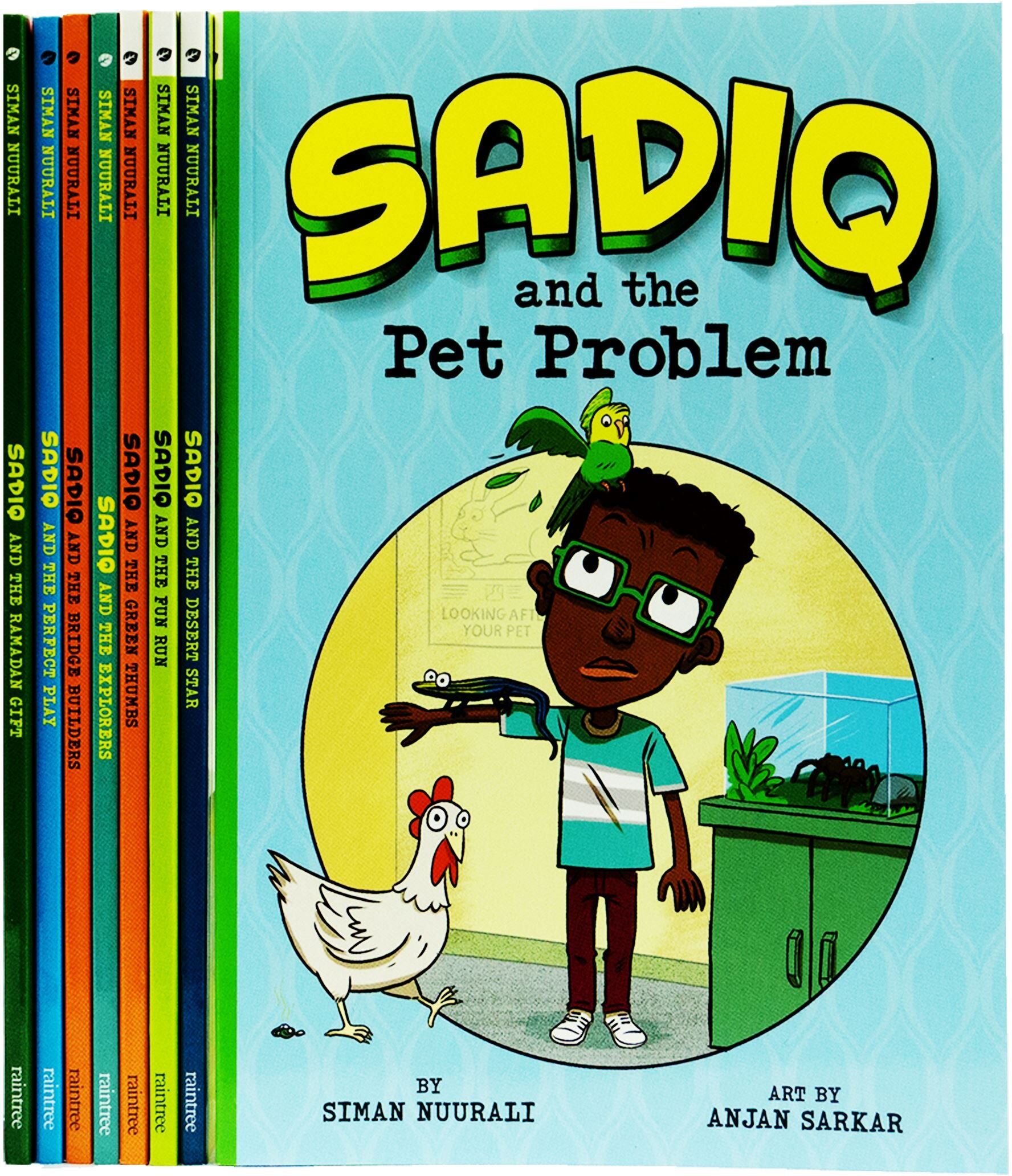 Sadiq Collection by Siman Nuurali 8 Books Collection Set - Ages 6-8 - Paperback Raintree