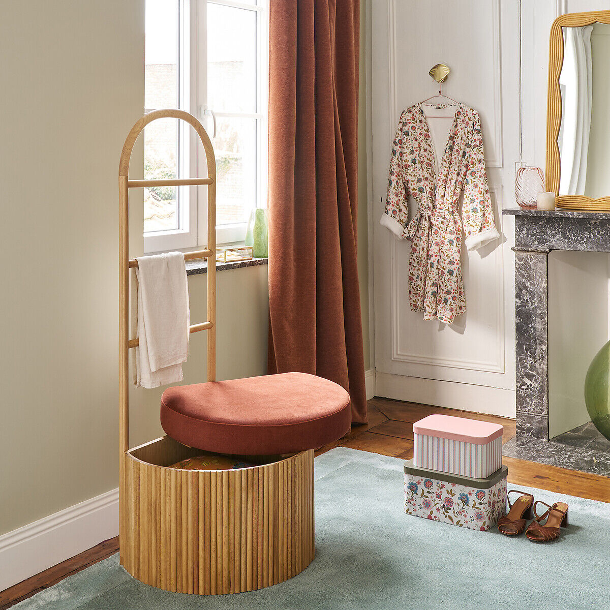LA REDOUTE INTERIEURS Valet avec coffre de rangement, Tindy