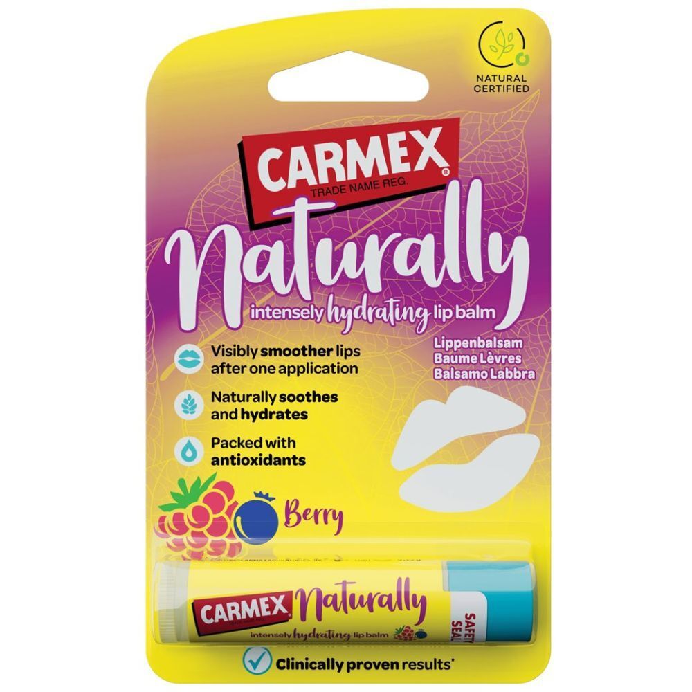 Carmex Lippenbalsam Naturally Berry Stick 4.25 g 4,25 Lippenstift