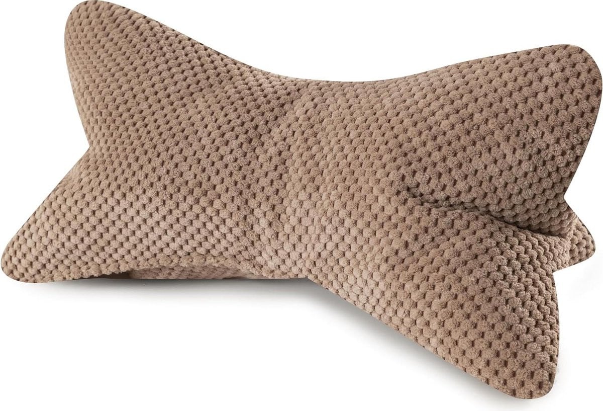 Ergonomisch Lees Kussen voor Rug en Nek - Roze