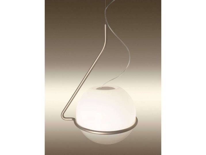 Tonda Suspension Titanium/White - Foscarini - Salle à manger - Métal