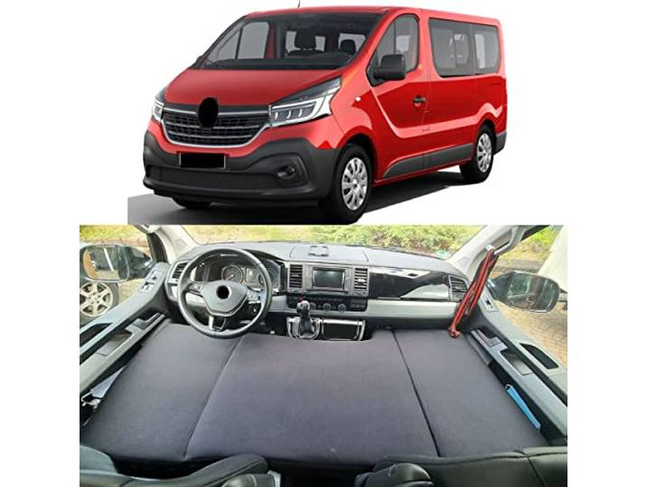 BREMER SITZBEZÜGE Camper-Bett Kinderbett Fahrerhausbett kompatibel mit Renault Trafic 3 ab 2014 Wohnmobil zubehör Wohnmobilbett Camping Camper Zubehör
